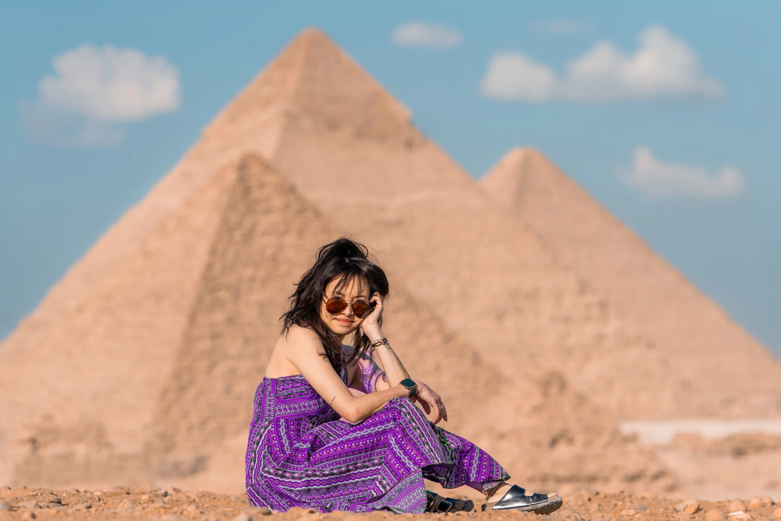Giza Pyramids Photoshoot